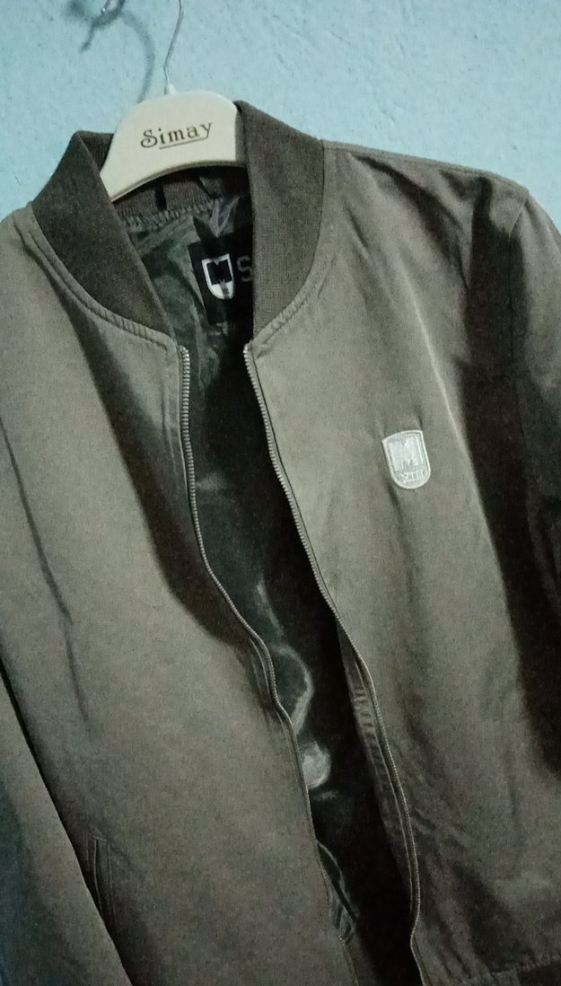 Gri spor Fermuarlı Ceket - Görsel 2