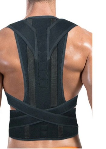 Siyah Destekleyici Duruş Korsesi - Görsel 2