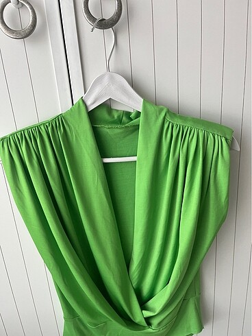universal Beden yeşil Renk Vatkalı Yeşil Bodysuit