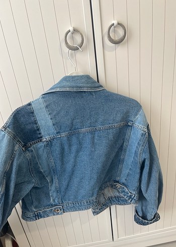 Zara Mavi Denim Kadın Ceket - Görsel 3