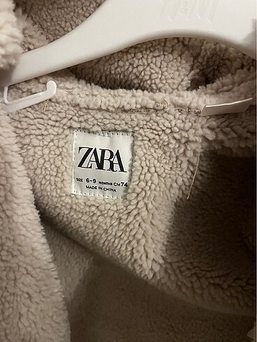 6-9 Ay Beden kahverengi Renk Zara mont