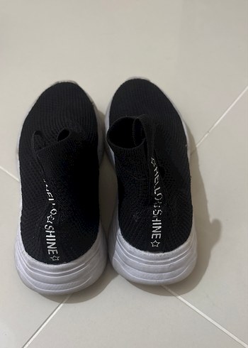 Siyah streç Spor Ayakkabı - Görsel 3