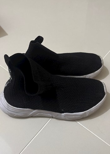 Siyah streç Spor Ayakkabı - Görsel 2