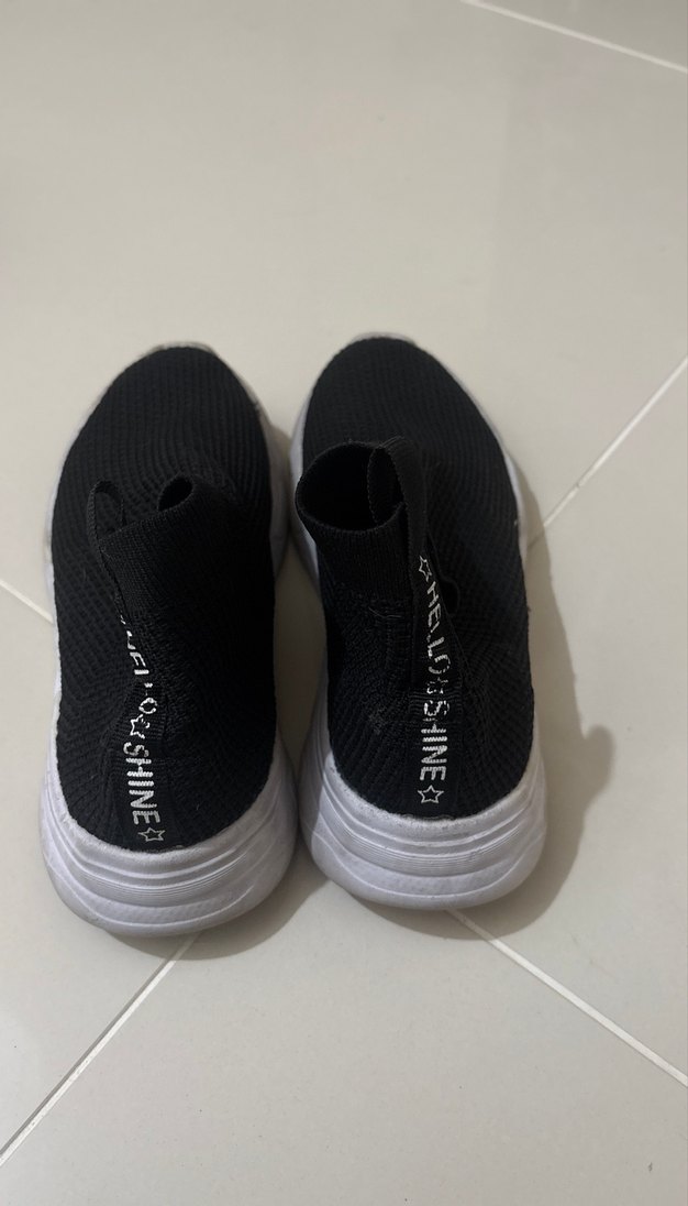 Siyah streç Spor Ayakkabı - Görsel 3