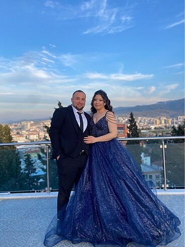 Lacivert Özel Dikim Nişanlık ???? - Görsel 2