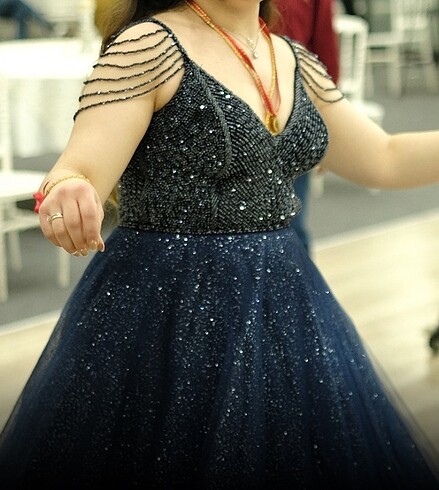 Lacivert Özel Dikim Nişanlık ???? - Görsel 6