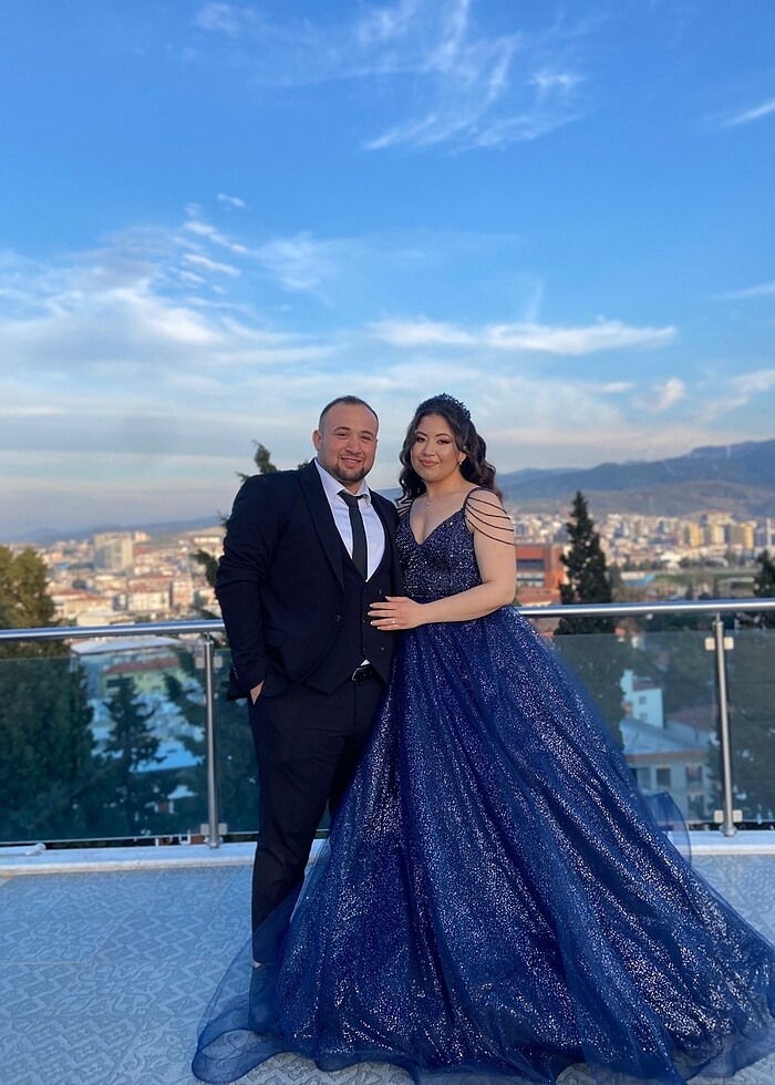 Lacivert Özel Dikim Nişanlık ???? - Görsel 2