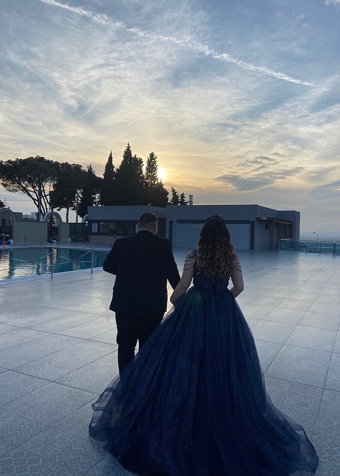 Lacivert Özel Dikim Nişanlık ???? - Görsel 5