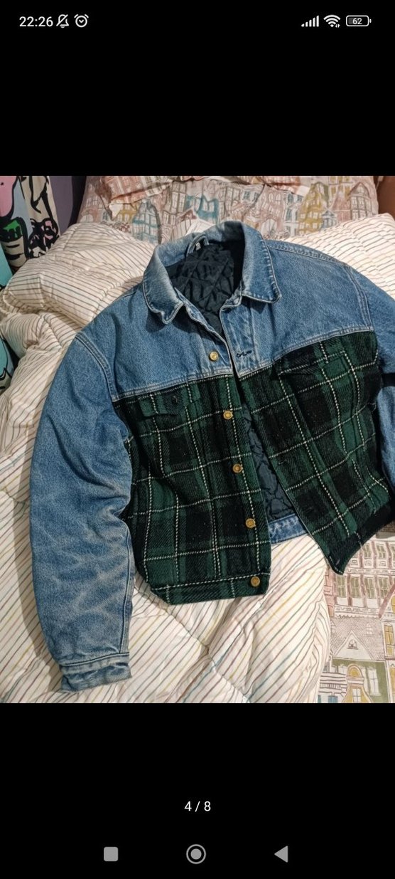 vintage kot mont - Görsel 4