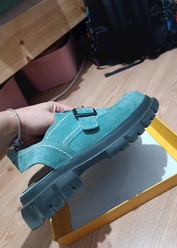 süet sandalet - Görsel 8