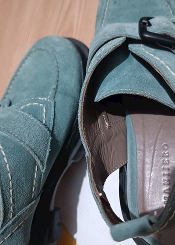 süet sandalet - Görsel 6