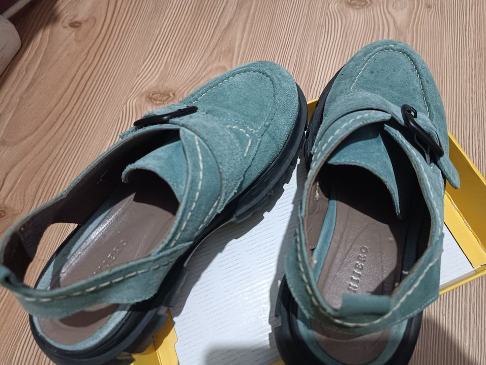 süet sandalet - Görsel 5