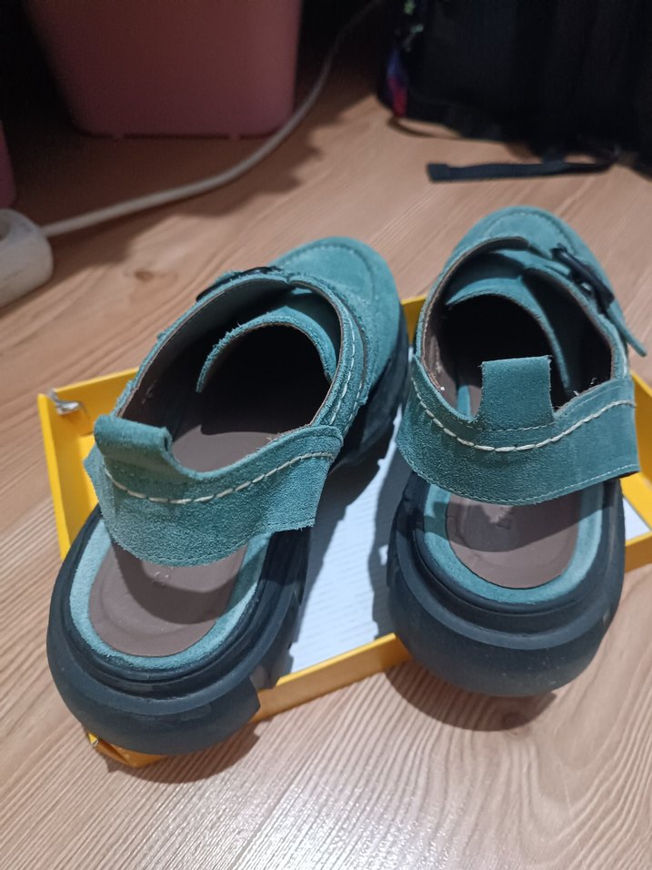 süet sandalet - Görsel 4