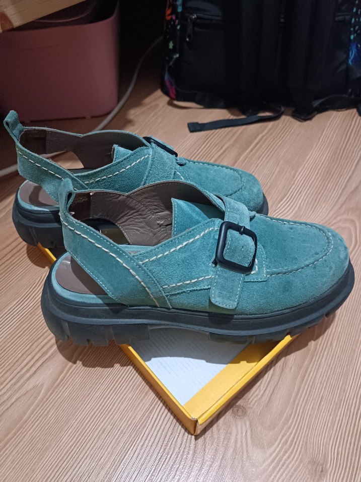 süet sandalet - Görsel 2