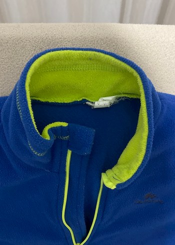 Mavi Fermuarlı Erkek çocuk Sweatshirt decathlon - Görsel 2