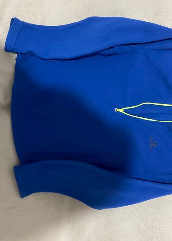 Mavi Fermuarlı Erkek çocuk Sweatshirt decathlon - Görsel 4