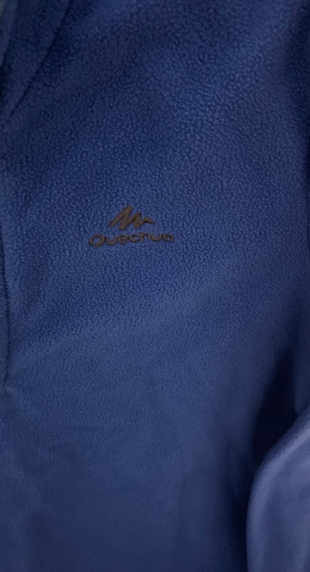 Mavi Fermuarlı Erkek çocuk Sweatshirt decathlon - Görsel 3