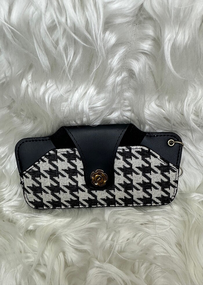 Houndstooth Gözlük Kılıfı - Görsel 2