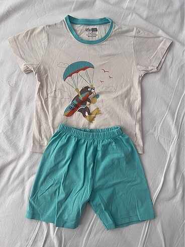 Hello baby 2 Li erkek bebek şortlu takım