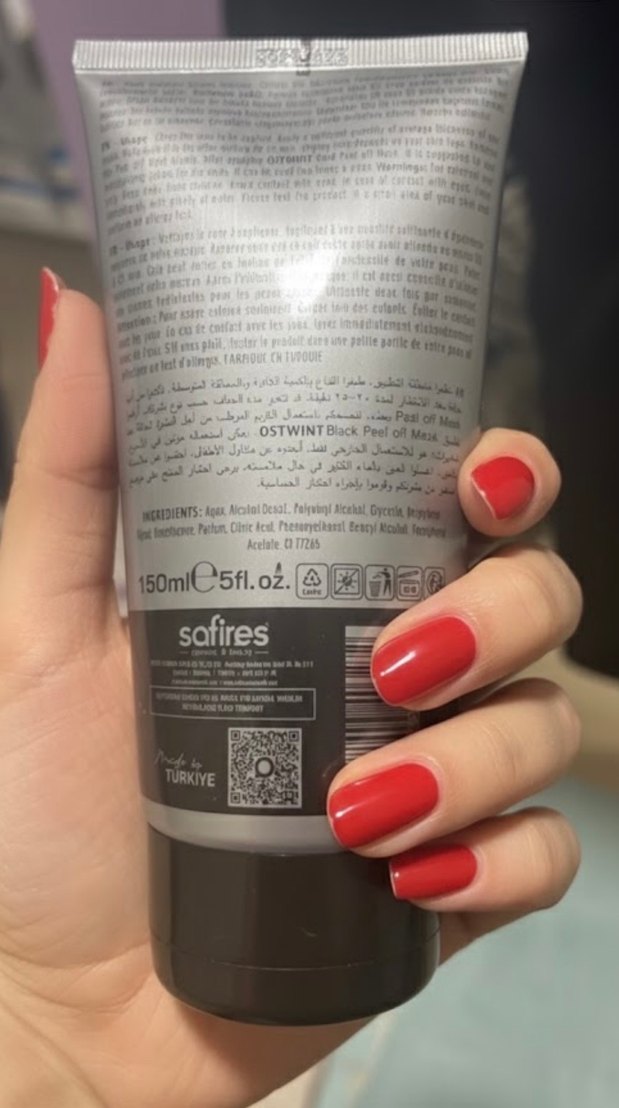 Ostwint Siyah Maske Soyulabilir Derin Temizlik 150ml - Görsel 3