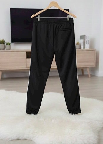 Erkek Siyah Adidas Fermuarlı Eşofman Altı - Görsel 2