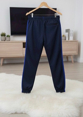 Fermuarlı Erkek Çocuk Mavi Eşofman Altı - Görsel 2