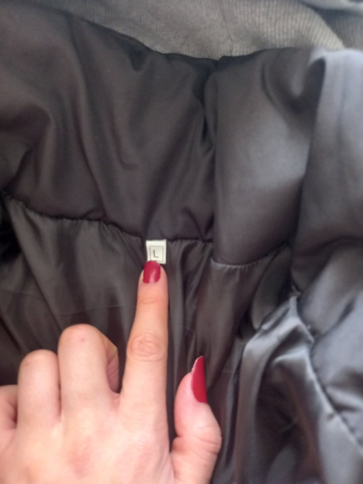 Gri, Fermuarlı, Mont,hamileler icinde uygundur - Görsel 5