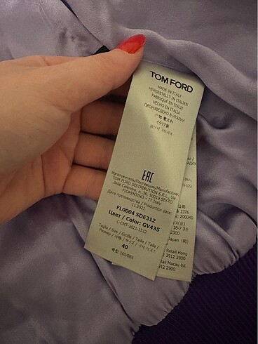 40 Beden mor Renk Tom Ford