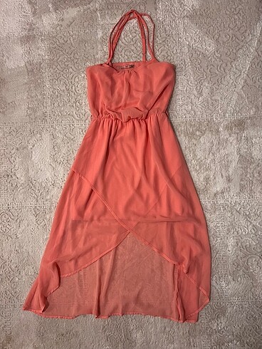 Koton 34 açık pembe parti elbisesi - Görsel 2