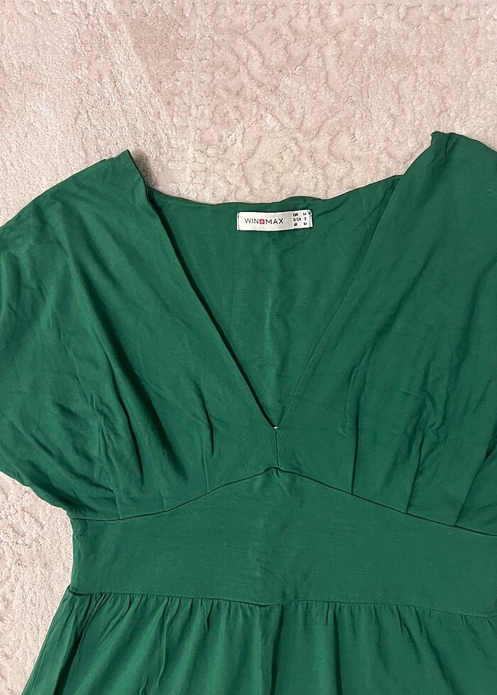 Winmax M yeşil penye elbise - Görsel 2