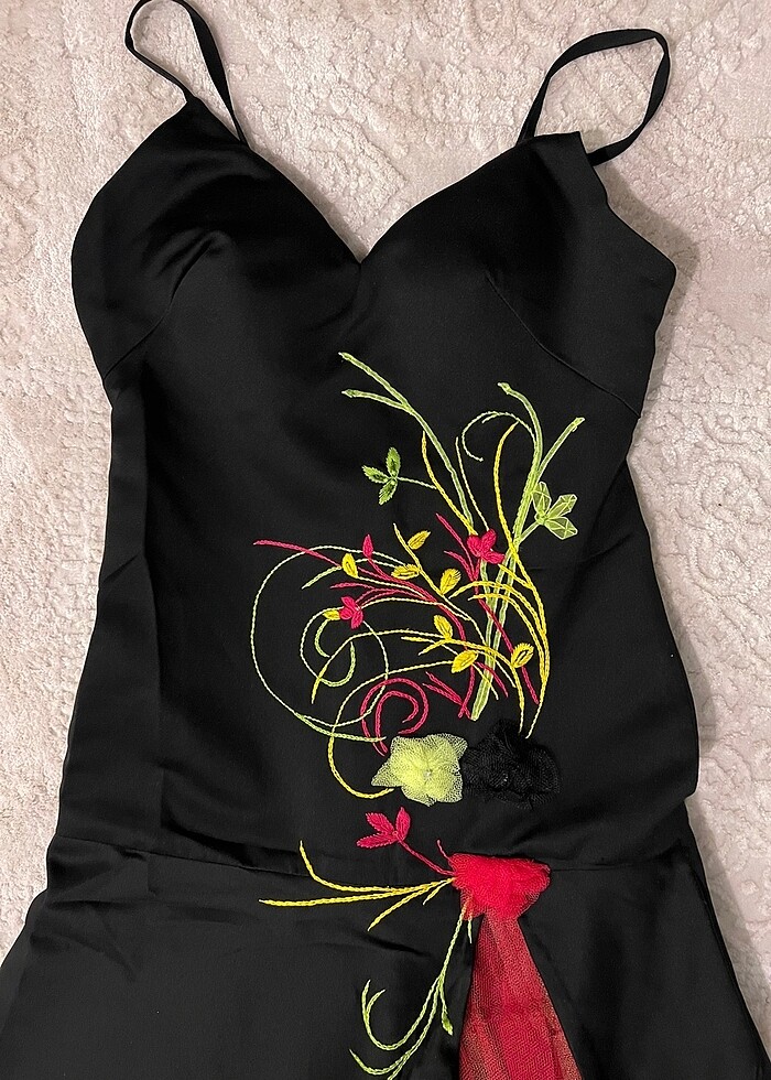 Özel tasarım 34 Siyah abiye - Görsel 2