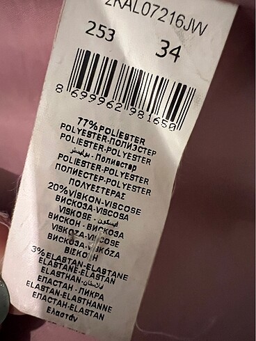 Koton 34 pembe kaşe mont - Görsel 3