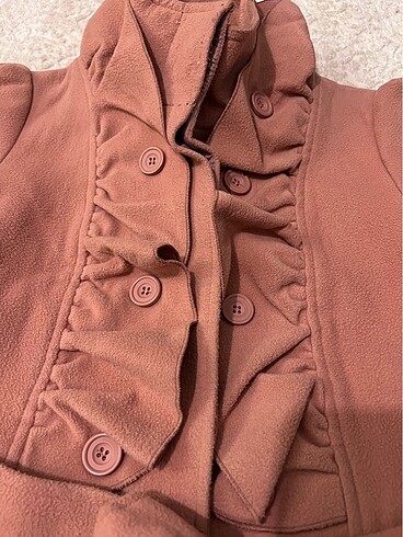 Koton 34 pembe kaşe mont - Görsel 6