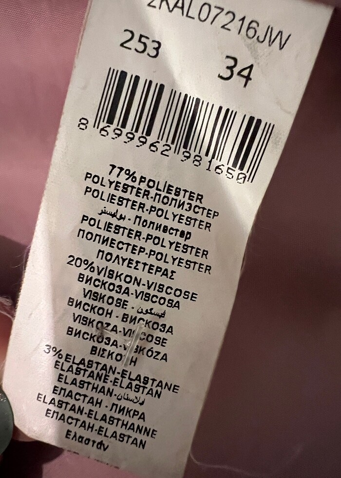 Koton 34 pembe kaşe mont - Görsel 3