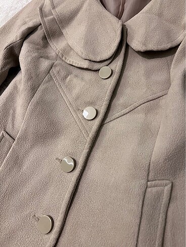 Koton 34 bej kaşe kaban - Görsel 8