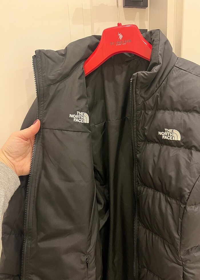 North face kaz tüyü mont 34 siyah - Görsel 5