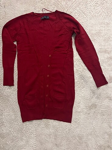 Zara M Bordo hırka