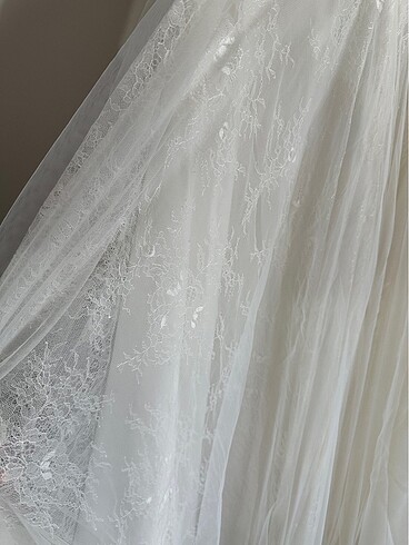 Fransız Dantel Nevin Şeker Gelinlik - Görsel 3