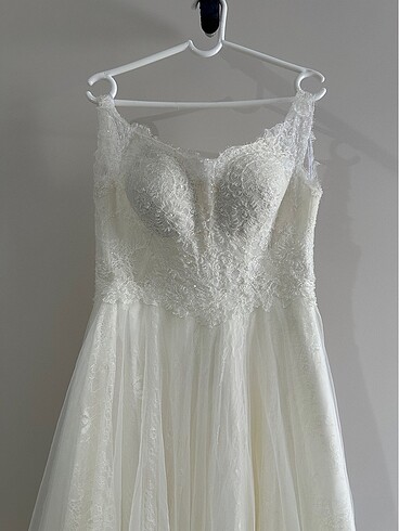 Fransız Dantel Nevin Şeker Gelinlik - Görsel 2