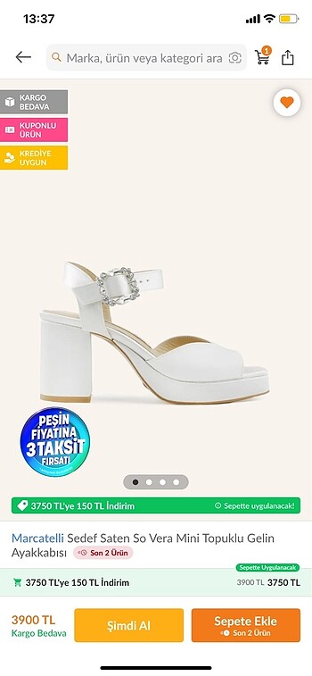 Marcatelli gelin ayakkabısı - Görsel 11