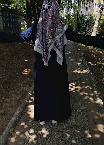 Diğer Bordo Uzun Bantlı ferace