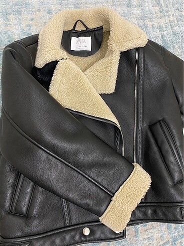 Zara kız çocuk deri ceket mont 9 yaş