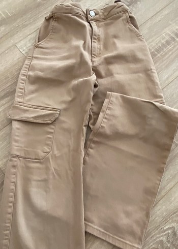 10 Yaş Beden Kız çocuk cebli pantolon
