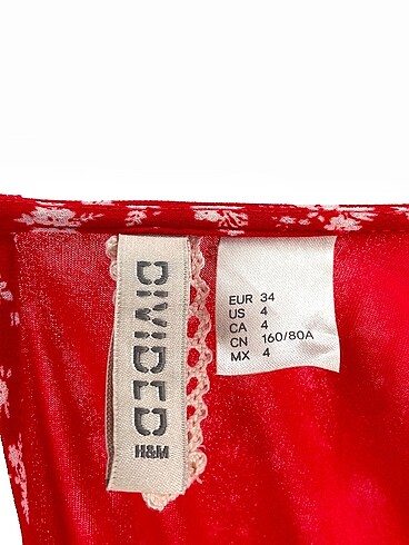 34 Beden çeşitli Renk H&M Kısa Elbise %70 İndirimli.