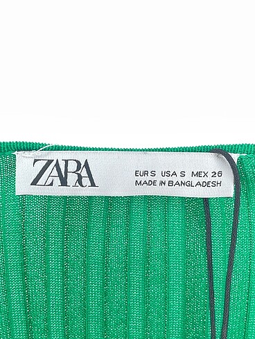 s Beden yeşil Renk Zara Triko Elbise %70 İndirimli.
