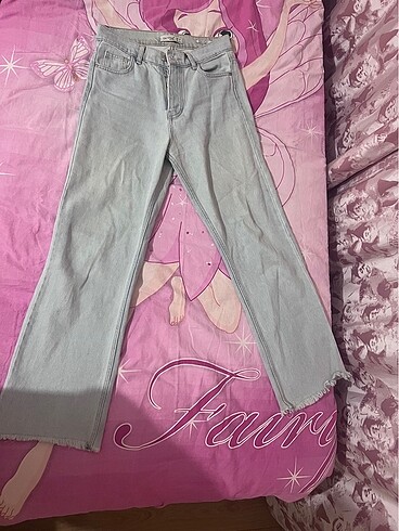 Addax REGULAR FIT GENİŞ PAÇA KOT PANTOLON