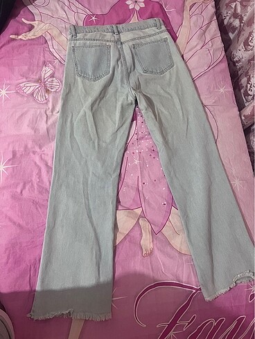 38 Beden REGULAR FIT GENİŞ PAÇA KOT PANTOLON