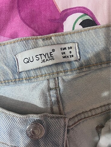38 Beden mavi Renk REGULAR FIT GENİŞ PAÇA KOT PANTOLON
