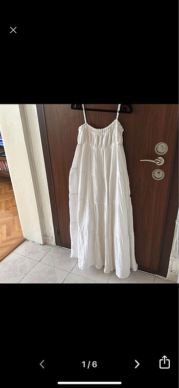 ZARA BEYAZ ELBİSE