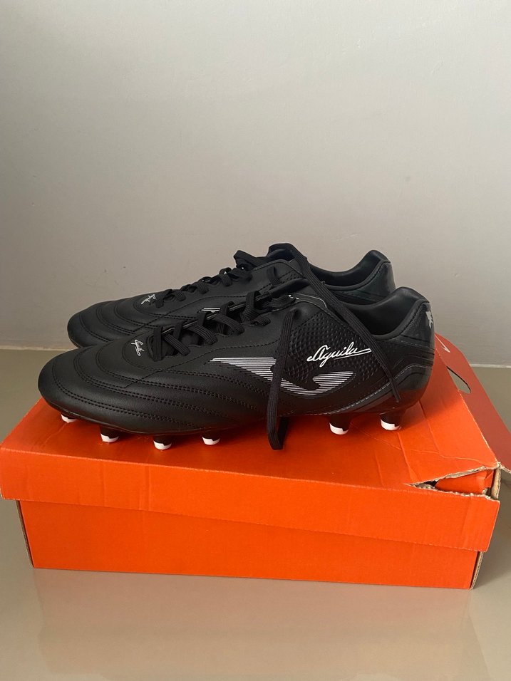 Siyah Erkek Futbol Ayakkabısı Bağcıklı - Görsel 4